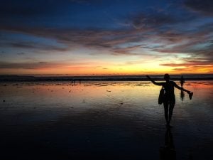 Bali: Kuta Beach Sonnenuntergang